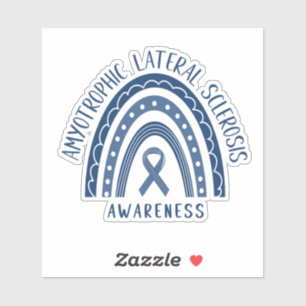 Esclerose Lateral Amilotrófica ALS Adesivo Arco-ír