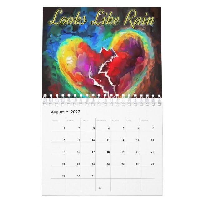 Escocês Oficial Allen 2024 Calendário Espiral (Ago 2027)