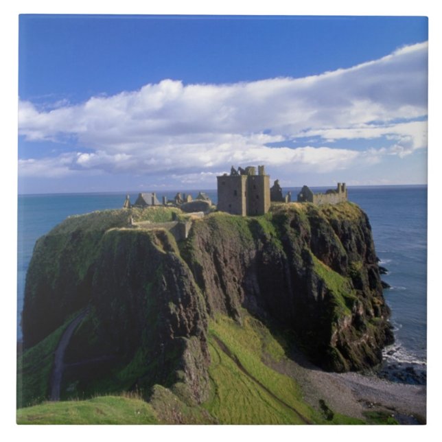 Escócia, Aberdeen. Castelo de Dunnotar. (Frente)