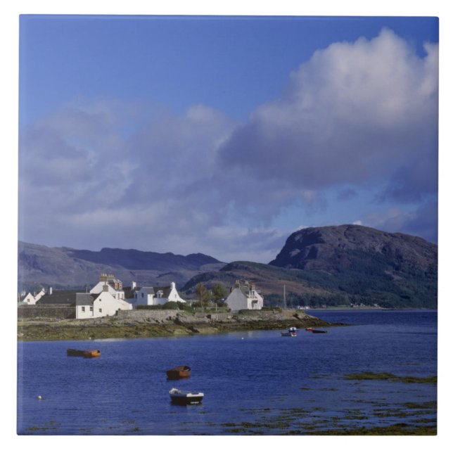 Escócia, Highland, Wester Ross, Plockton. (Frente)
