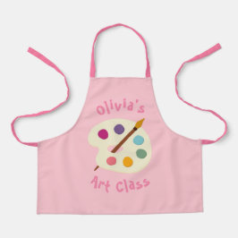 escola artística Apron de NOME personalizado