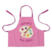 escola artística Apron de NOME personalizado