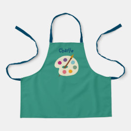 escola artística Apron de NOME personalizado