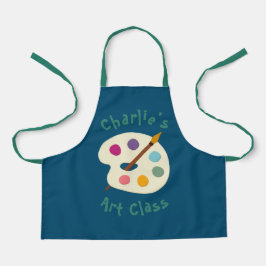 escola artística Apron de NOME personalizado