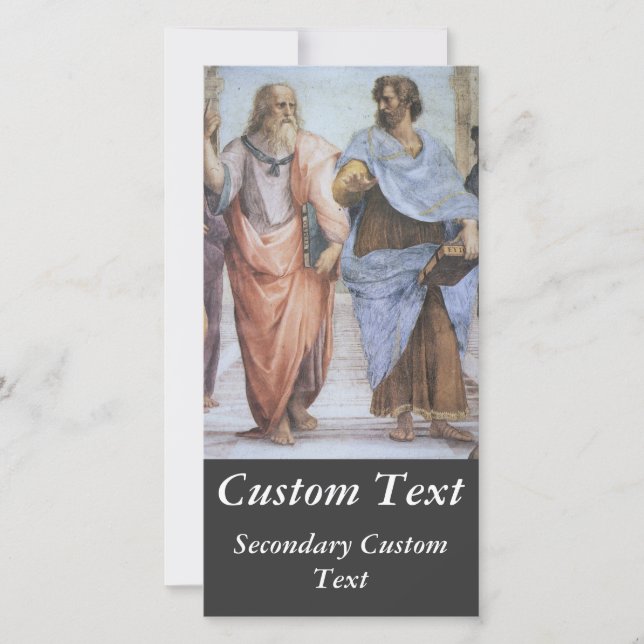 Escola de Atenas (pormenor - Platão e Aristóteles) (Frente)