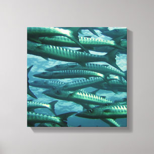 Escola de Canvas de Peixe Verde