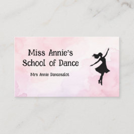 Escola de dança Cartão de visita