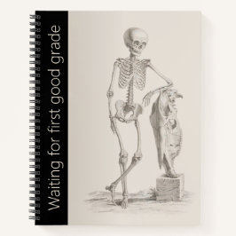 Escola de Esqueleto Engraçado, Caderno Espiral Uni
