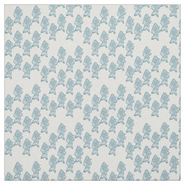 Escola do tecido azul de Juul dos peixes