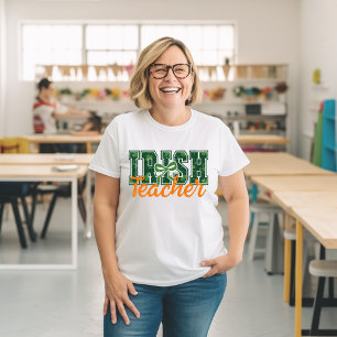 Escola Irlandesa Tipo Green 4 Leaf Clovers Profess