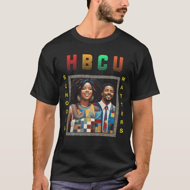 Escolas HBCU Importam camisa Legal com mosaico (Frente)