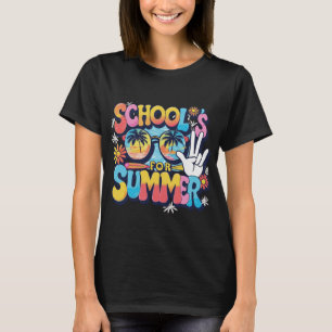 escolas para camiseta engraçada do verão