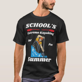 Escolas Saídas Para A Camiseta Extreme Kayaking No