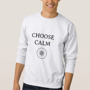Escolha a Calma – Camiseta Minimalista Estética