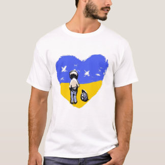 Escolha a camiseta Love Sem guerra Ucrânia