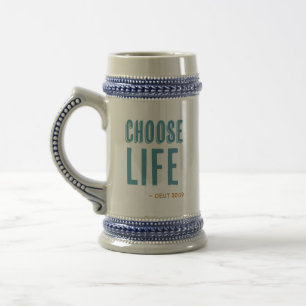 Escolha a Caneca de cerveja de cerveja Pro-Life De