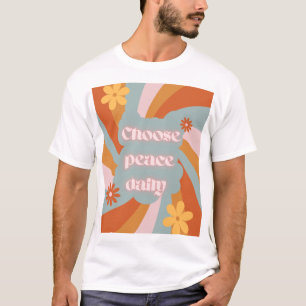 Escolha a Paz Diariamente – Design de camiseta ins
