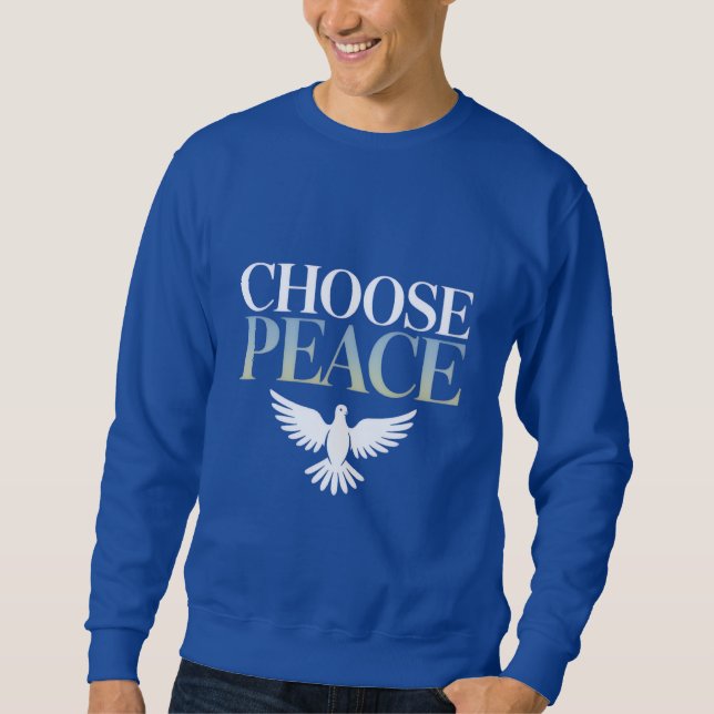 "Escolha a Paz" Pombo - Camiseta Um Apelo à Harmon (Frente)