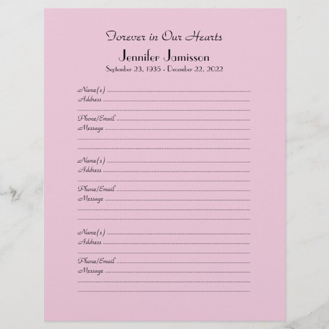 ESCOLHA A SUA COR, Página de preenchimento de livr (Frente)