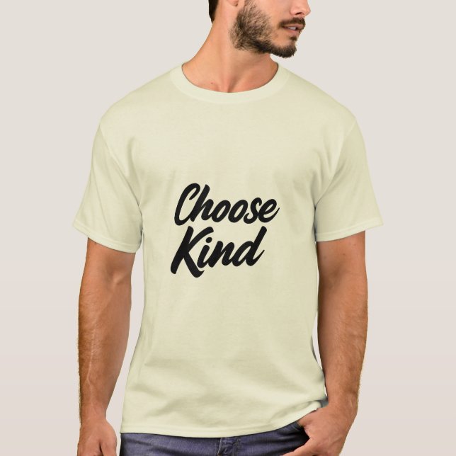 Escolha Camiseta e Moletom Motivacional Gentil (Frente)