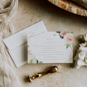 Escolha do menu Elegante Geométrico Verde e Doura