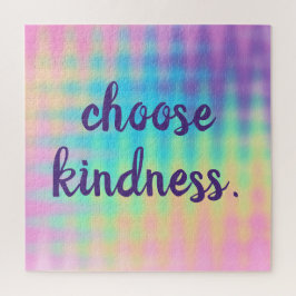 "Escolha gentileza" Desafiando o Quebra-cabeça de