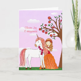 Escolha o Cartão de Saudação de Alegria e Felicida