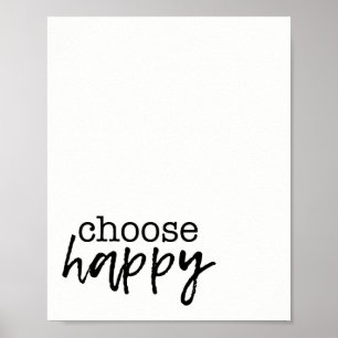 Escolha o impressão Home feliz da inspiração da