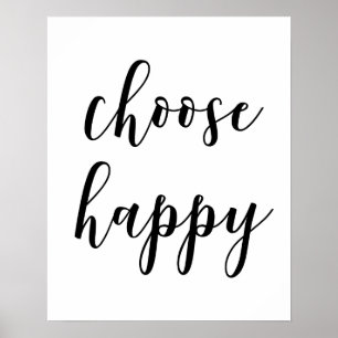 Escolha o poster feliz