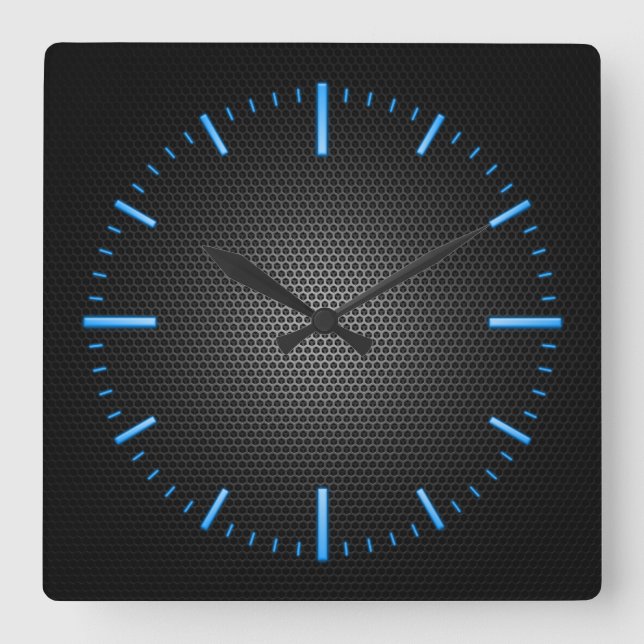 Escolha O Relógio De Parede De Efeito De Malha RGB (Frente)