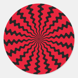 Escolha seu adesivo de Zig Zag Cor de Fundo