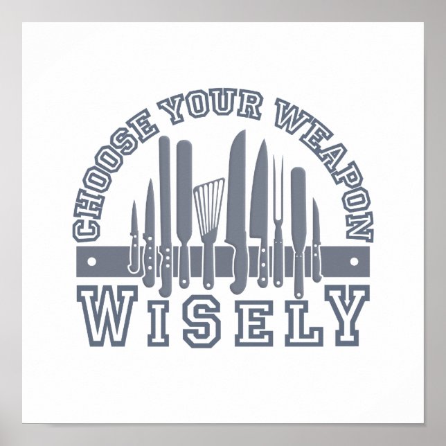 Escolha seu poster personalizado Arma (Frente)
