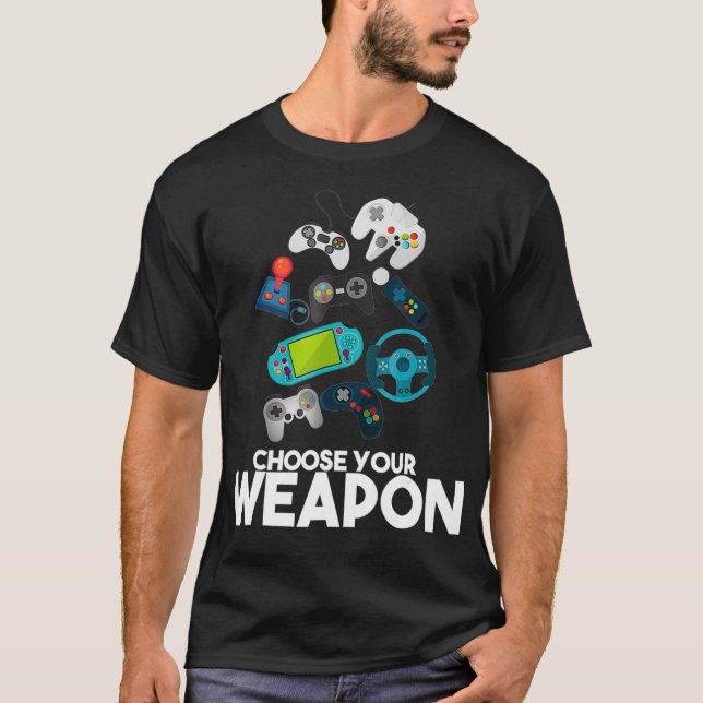 Escolha seu presente de camisa para jogos de Arma (Frente)