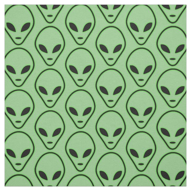 Escolha seu tecido impressão de alienígena de cor  (Modelo)