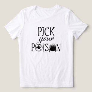 Escolha Seu Veneno Humor de Bruxa Divertido de H
