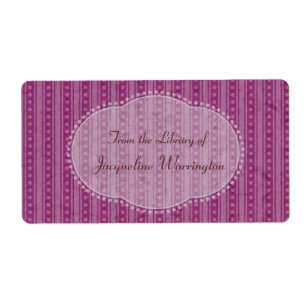 Escolha sua etiqueta da placa de livro das listras