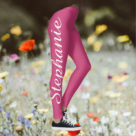 ESCOLHA SUAS Leggings Yoga personalizadas COR com 
