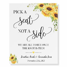 Escolha um assento não uma cerimônia de casamento 