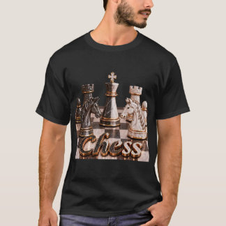Escolha um Lado! Camiseta de xadrez