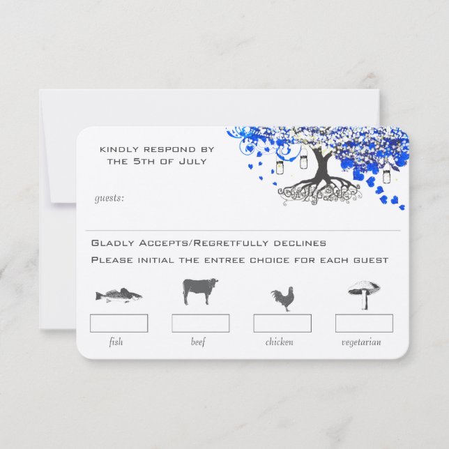 Escolhas do menu Mason Jar da árvore do coração az (Frente)