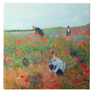 Escolhendo Flores num Campo, Mary Cassatt