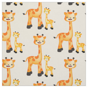 Escolher a cor de fundo do tecido Giraffe