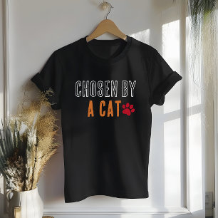 Escolhido por um Gato – Camisa de Amante de Gatos