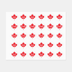 Escolho as etiquetas de vestuário do Canadá