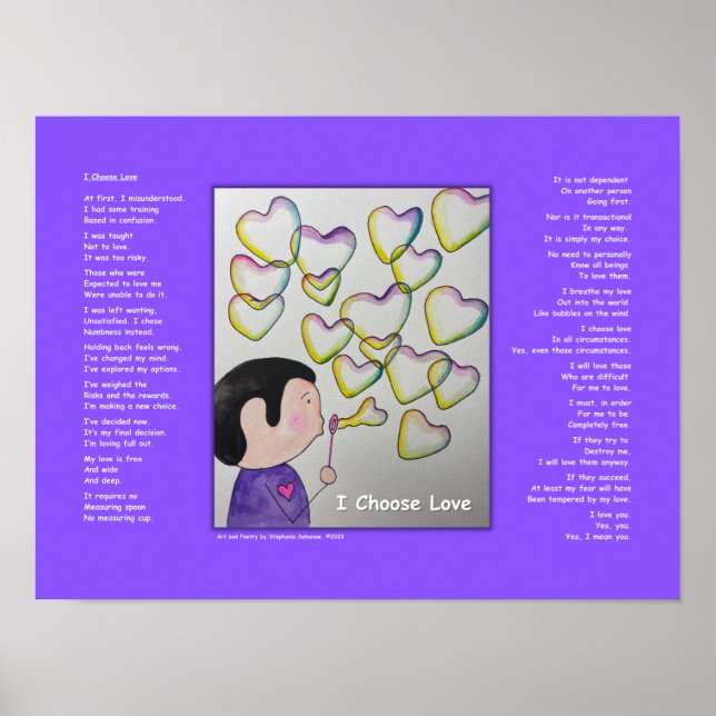 Escolho poster de Amor (Frente)