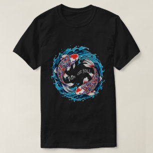 Esconda Sua Alma Peixe Koi Camisa - Arte Simbólica