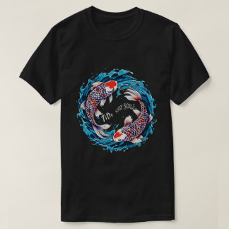 Esconda Sua Alma Peixe Koi Camisa - Arte Simbólica