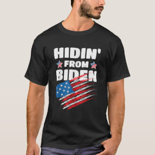 Escondendo da camisa Biden USA Flag Trump 2020 Ant