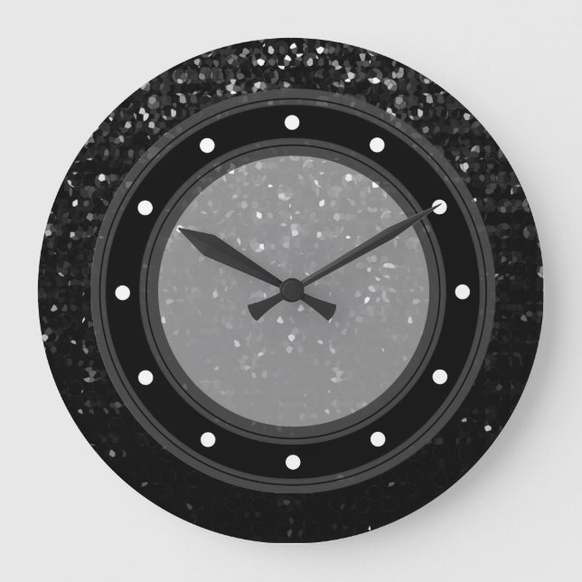 Escória de cristal de relógio de parede (Frente)