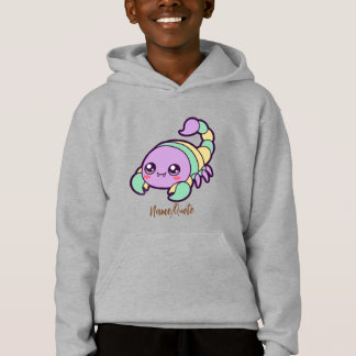 Escorpião Kawaii Fofo Cartoon Pastel